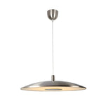 LED Pendellampe | Jern Loftlampe Med Integreret LED & Nikkelfinish | Til Spise- & Opholdsrum | Vanero