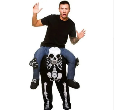 Herren Oktoberfest Piggyback Kostume | Sjovt Halloween Outfit | Vanero