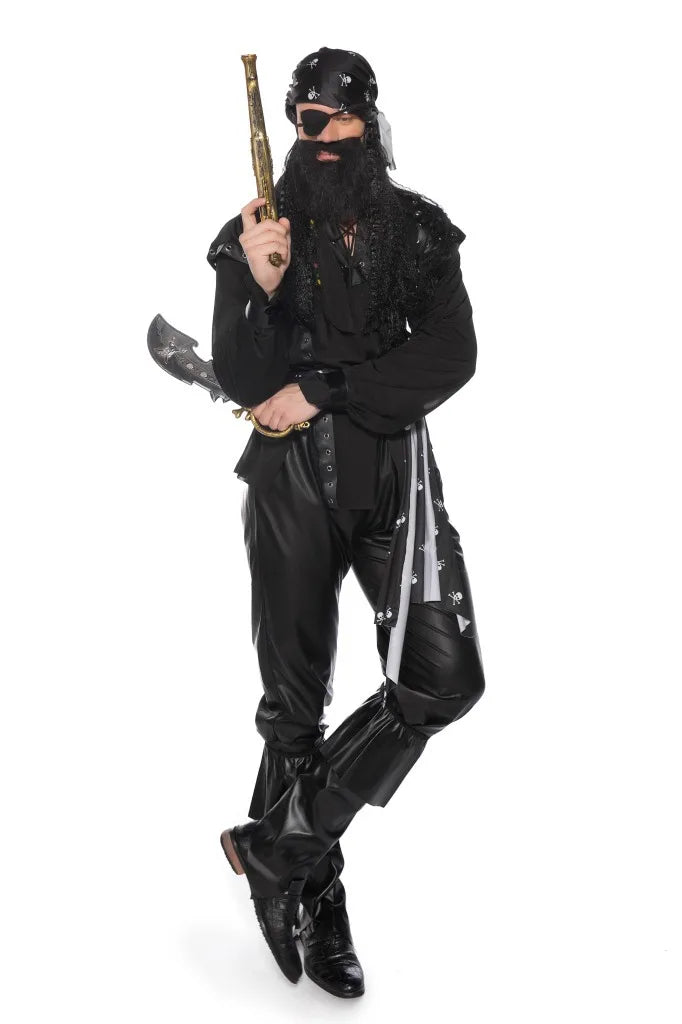 Par Piratkostume Polyester Materiale | Matchende Halloween Kostumesæt | Inkluderet Tilbehør Til Cosplay & Events | Vanero