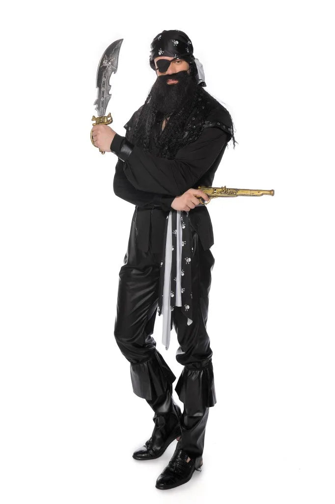 Par Piratkostume Polyester Materiale | Matchende Halloween Kostumesæt | Inkluderet Tilbehør Til Cosplay & Events | Vanero