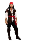 Par Piratkostume Polyester Materiale | Matchende Halloween Kostumesæt | Inkluderet Tilbehør Til Cosplay & Events | Vanero