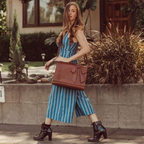 Skuldertaske Struktureret Materiale | Kompakt Pasform Crossbody Taske | Sløjfedetalje Design Til Hverdagsbrug & Anledninger | Vanero