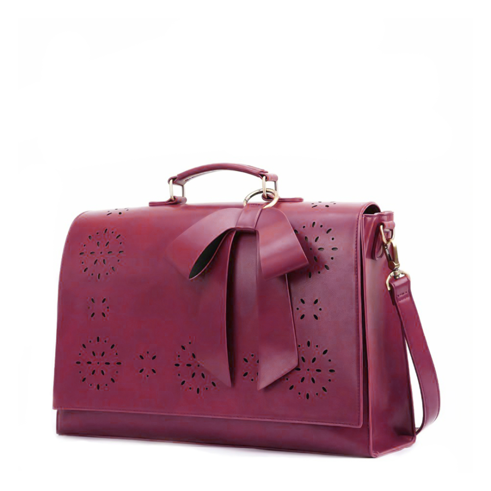 Elegant Skuldertaske | Udsmykket Design | Sløjfe-Dekoration | Vanero