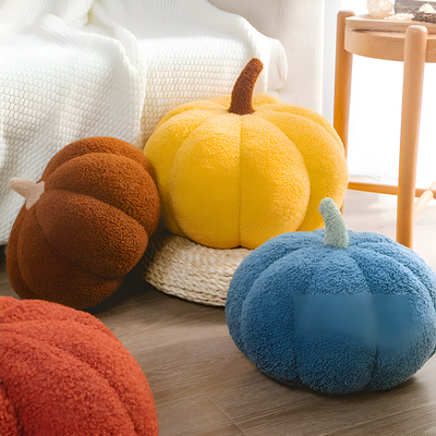 Græskar Pude | Tekstureret Græskar Plüsch Pude | Vanero