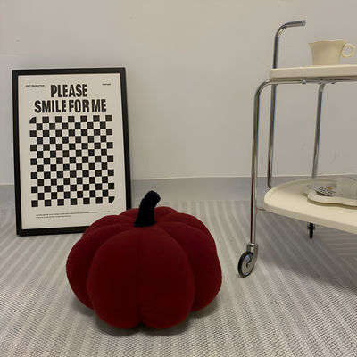 Græskar Pude | Tekstureret Græskar Plüsch Pude | Vanero