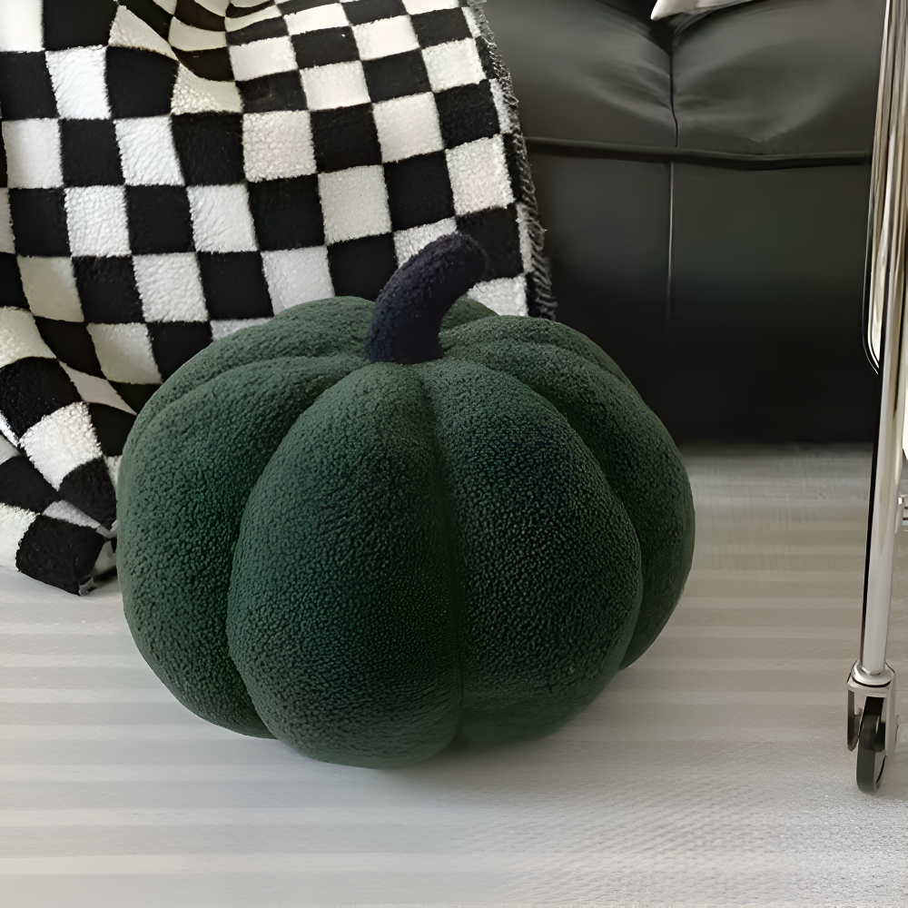 Græskar Pude | Tekstureret Græskar Plüsch Pude | Vanero