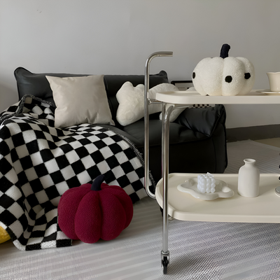 Græskar Pude | Tekstureret Græskar Plüsch Pude | Vanero