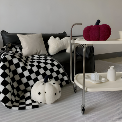 Græskar Pude | Tekstureret Græskar Plüsch Pude | Vanero