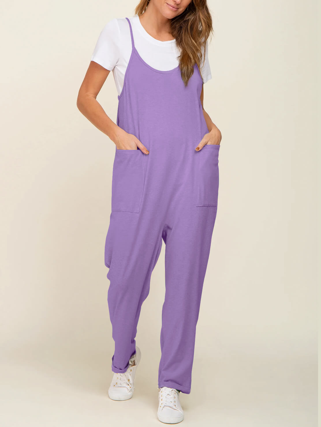 Jumpsuit med Elastisk Talje | Afslappet Pasform i Let Konstruktion | Hverdagsbrug & Fritid | Vanero