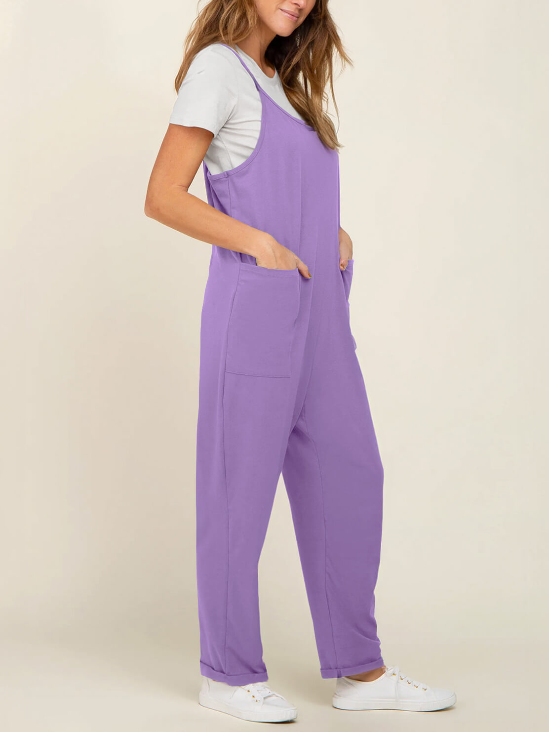 Jumpsuit med Elastisk Talje | Afslappet Pasform i Let Konstruktion | Hverdagsbrug & Fritid | Vanero