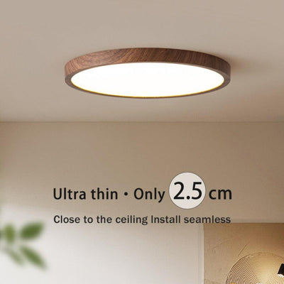 Ultratynd l cirkulær loftslampe l Vanero