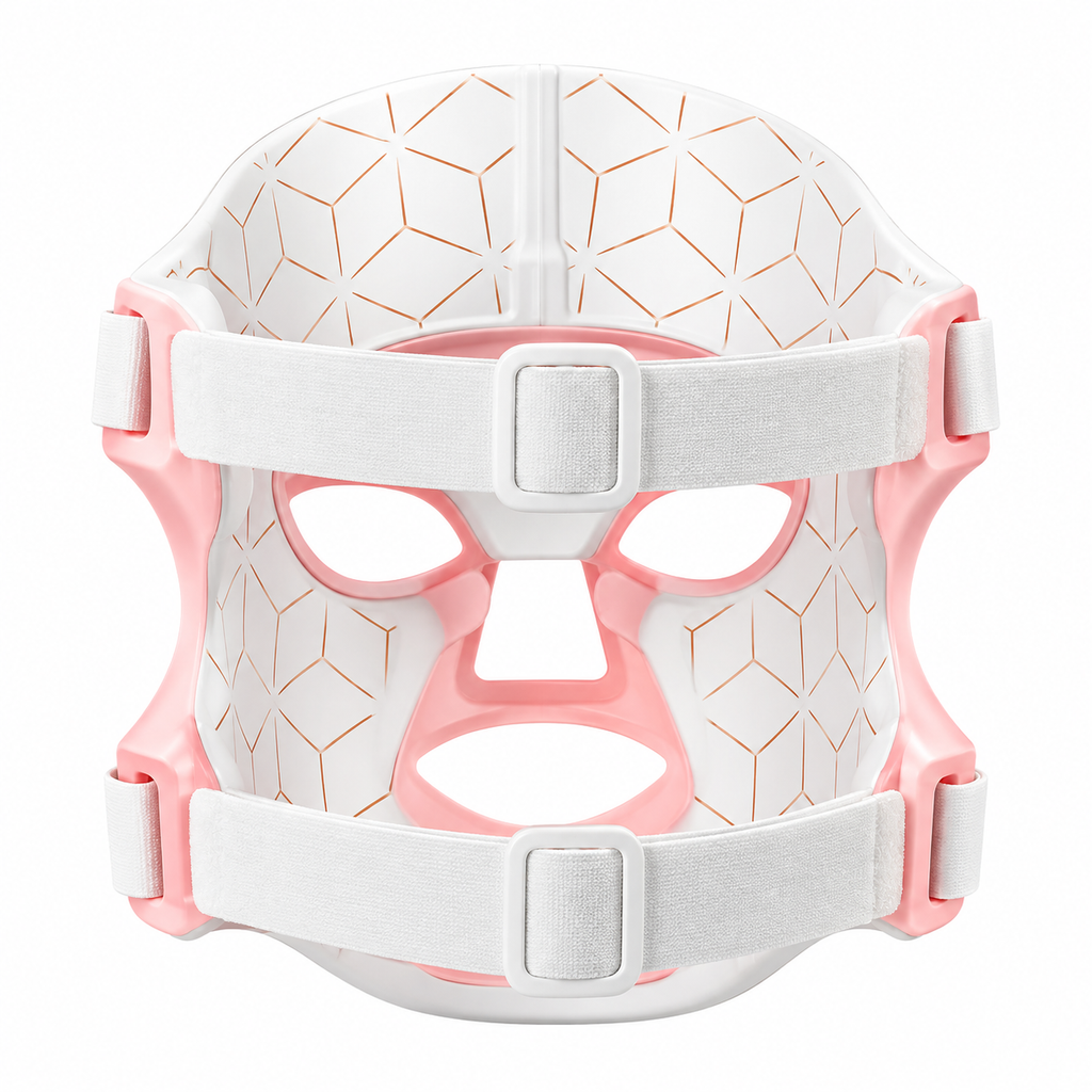 LED-Ansigtsmaske | 7 Lysbølgelængder & LED-Komponenter I Safirglas | Rødt & Nær-Infrarødt Lys Til Ansigtspleje | Vanero