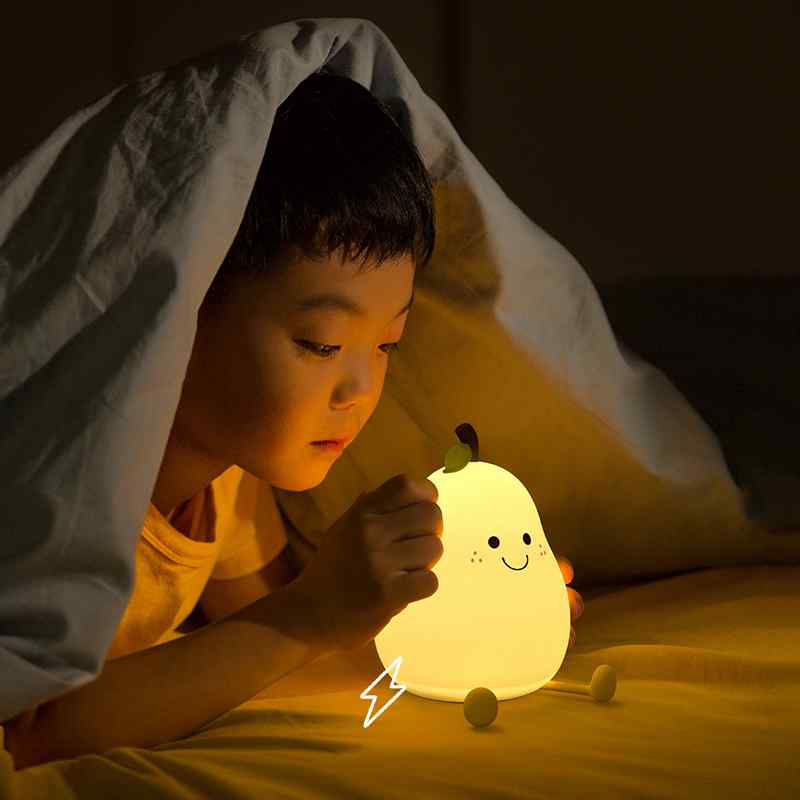 LED Natlampe med Touch-Betjening | Genopladelig Farveskiftende Bordlampe | Indendørs Belysning | Vanero