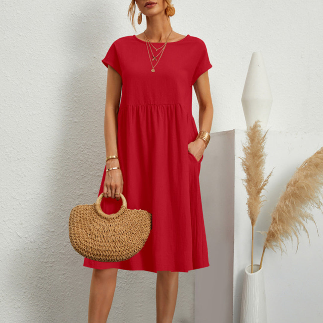 Sommer Casual Loose Dress | Åndbar & Komfortabel | Vanero