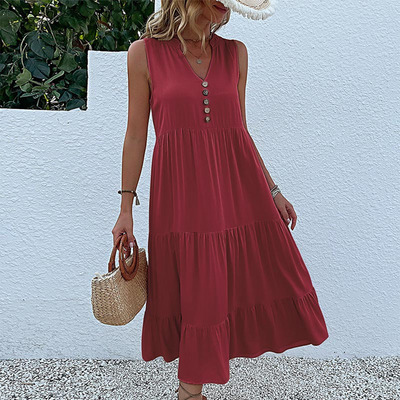 Afslappet Sommerkjole | Minimalistisk & Komfortabel | Vanero