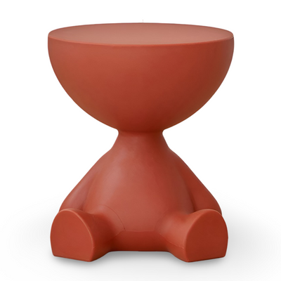 Rund Creme Beistelltisch | Sort Rund Sofabord - Sødt Plastikbeistelltisch | Vanero