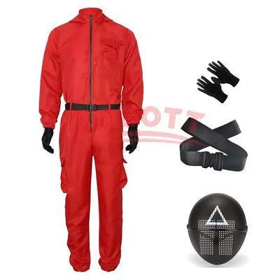 CosmoWear | Rosa Jumpsuit Kostumset Med Handsker Til Børn | Vanero