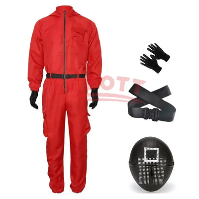 CosmoWear | Rosa Jumpsuit Kostumset Med Handsker Til Børn | Vanero
