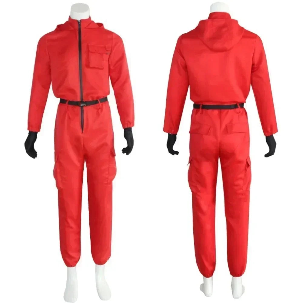 CosmoWear | Rosa Jumpsuit Kostumset Med Handsker Til Børn | Vanero
