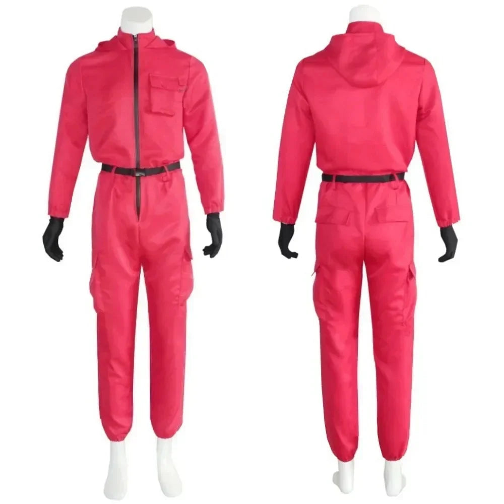 CosmoWear | Rosa Jumpsuit Kostumset Med Handsker Til Børn | Vanero