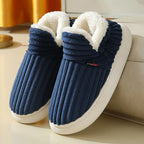 Unisex Fleece Hjemmesko | Bløde Flannel Slip-On Sutsko | Skridsikkert Indendørs Vinterfodtøj | Vanero