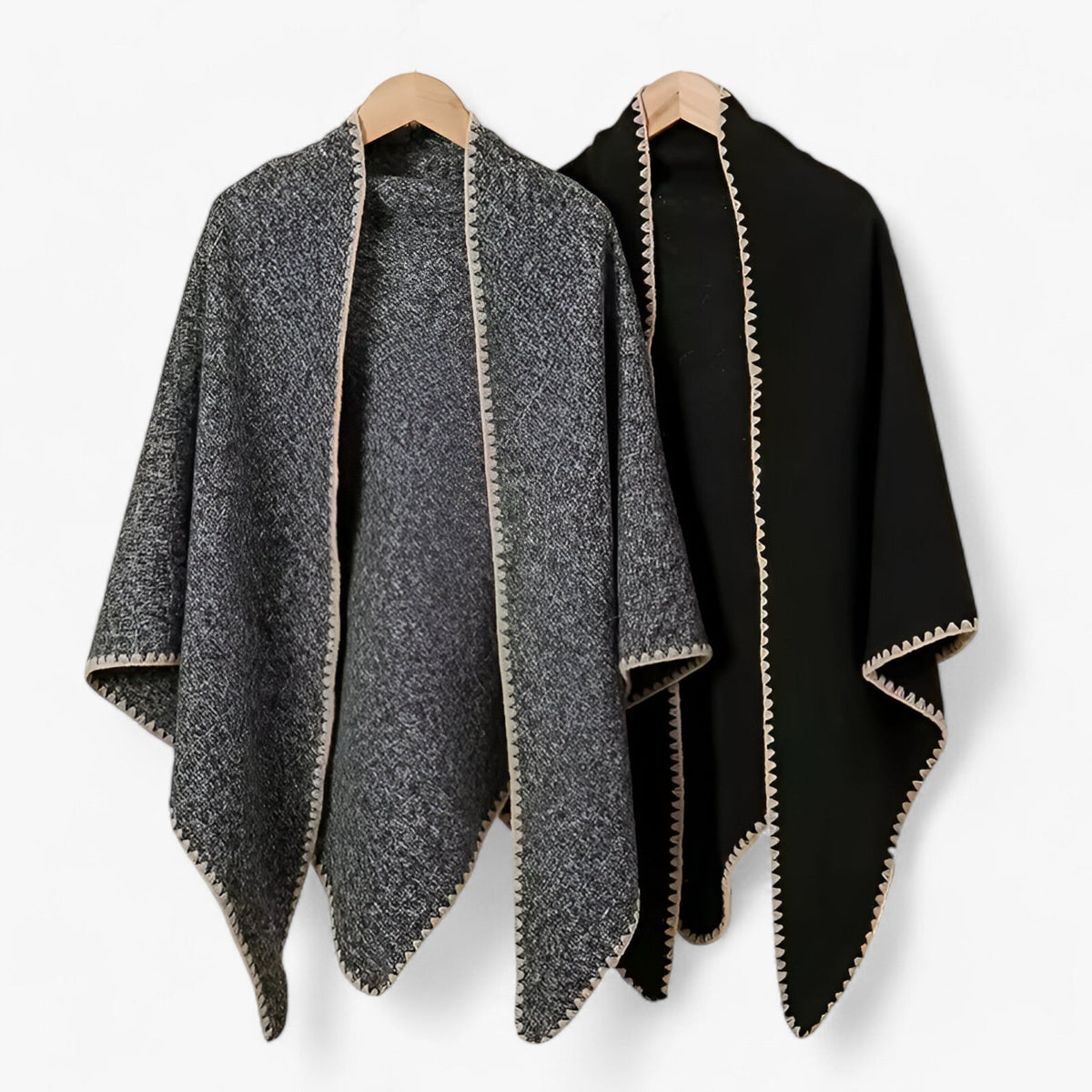 Dame Pashmina Trekanttørklæde | Ensfarvet Design & 200 × 95 cm | Let Sjal Til Efterår, Vinter & Lag-På-Lag | Vanero