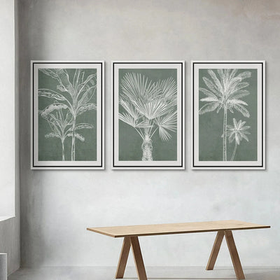 TropicalTranquil | Elegant botanisk Vægplakat | Vanero