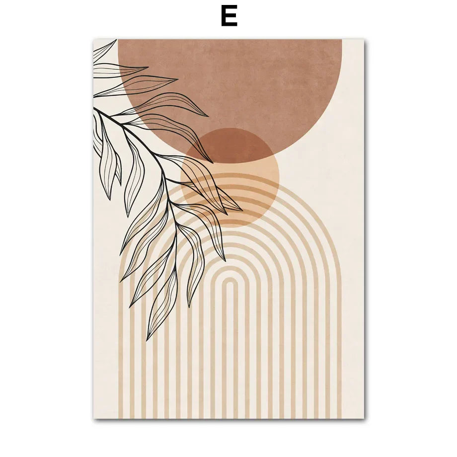 EarthEssence | Kreativ Minimalistisk Vægplakat | Vanero