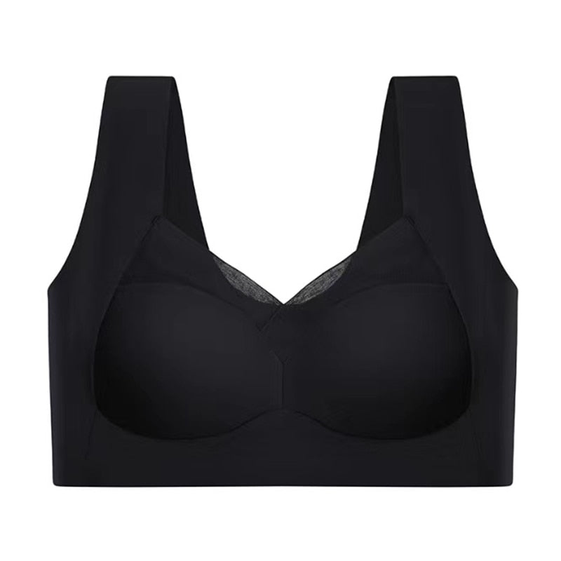 Dame Sømløs BH Blødt Tekstil | Push Up Design Undertøj | Til Hverdagsbrug & Lag På Lag Beklædning | Vanero