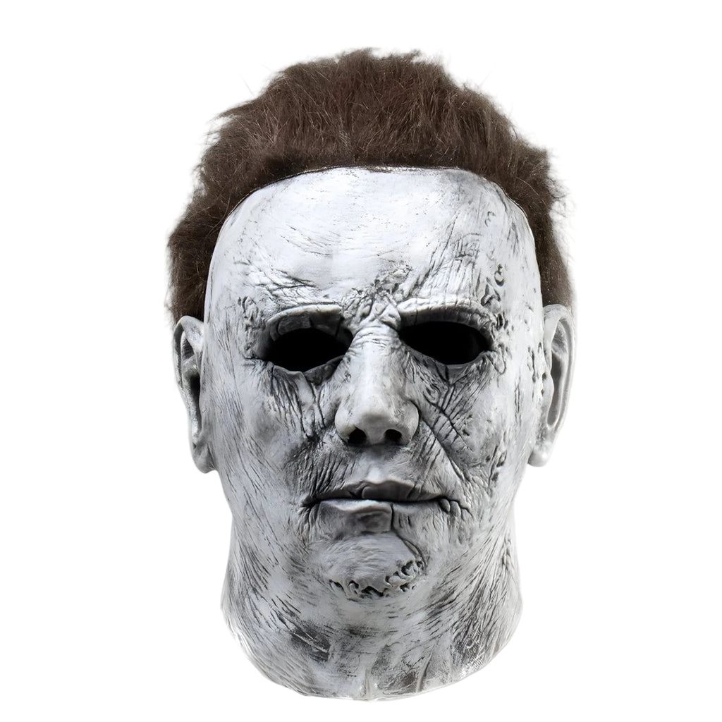 Halloween Gysermaske | Latex Ansigtsmaske Med Ar & Forbrændingseffekt | Helmaske Til Halloween, Cosplay & Temafester | Vanero