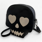 Spøgelse Crossbody Taske i PU | Justerbar Skulderrem | Halloween-Inspireret Håndtaske Til Casual & Kostumebrug | Vanero
