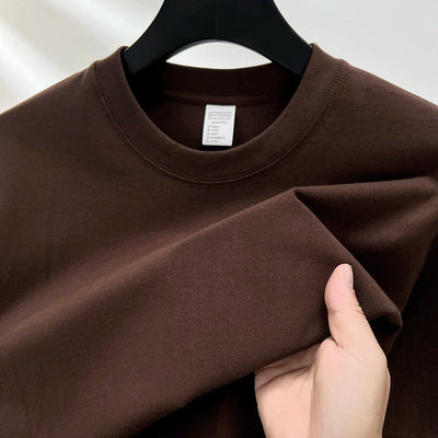 Liam | Bomulds T-shirt med Rund Hals til Mænd | Vanero