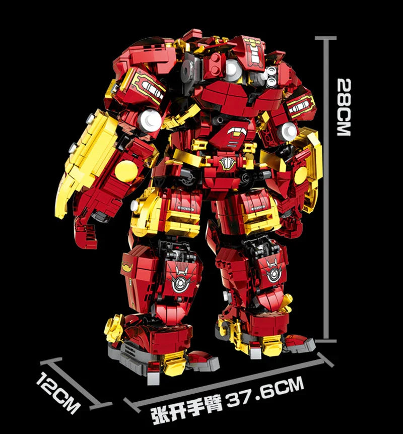 Ultimate Avengers Iron Man Byggeklodser | Saml Din Heroiske Kreation | Vanero