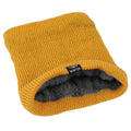 Plys Vinter Snood | Design Med Ansigts- & Halsdækning | Tykt Gult Ringtørklæde Til Daglig Lag-På-Lag i Koldt Vejr | Vanero