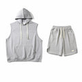 Herresæt Polyesterblanding | Relaxed Fit Skjorte & Shorts Sæt | Kortærmet Design til Hverdagsbrug & Fritidsaktiviteter | Vanero