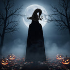 Unisex Sort Heksehat | Mørk Forbandelse-Inspireret Kostumedesign | Halloween Tilbehør Til Fester, Cosplay & Temaevents | Vanero