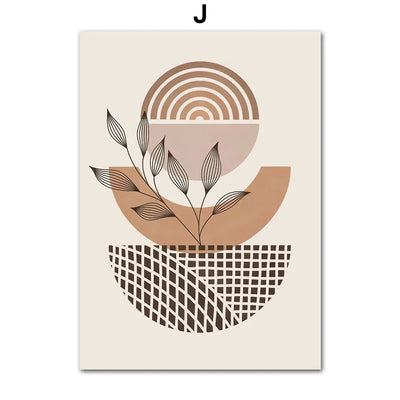 EarthEssence | Kreativ Minimalistisk Vægplakat | Vanero