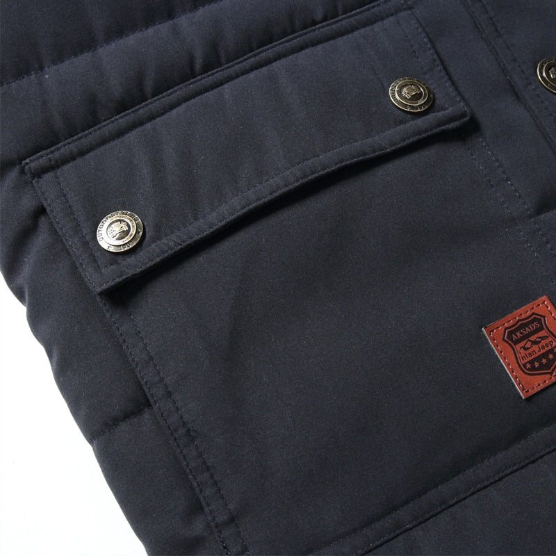 Herre Bodywarmer Polyester | Regular Fit Ærmeløs Vest | Lynlåslukning Til Hverdagsbrug & Udendørs Brug | Vanero
