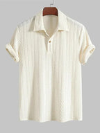 Herre Poloshirt Bomuldsblanding | Regular Fit Poloshirt | Klassisk Design til Hverdagsbrug & Kontorbrug | Vanero