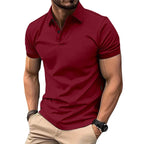 Herre Poloshirt Bomuldsblanding | Slim Fit Stretch Beklædning | Kortærmet Design Til Arbejde & Hverdagsbrug | Vanero