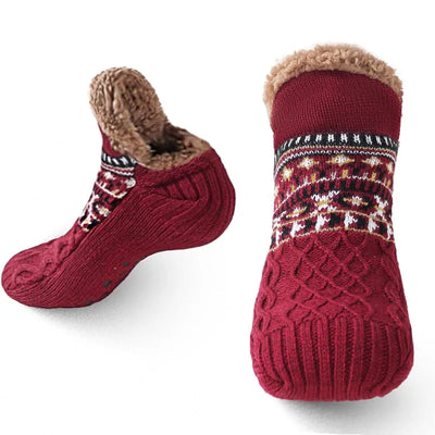 FuzzySocks | Fleeceforede skridsikre vintersokker til ultimativ varme l Vanero
