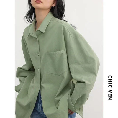Afslappet l oversize-polo til kvinder l Vanero