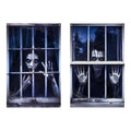 Halloween Silhuet Gardiner | Horrorfigur Print & Mørklægningsdesign | Vinduesdekoration Til Fester & Spøgelseshustemaer | Vanero