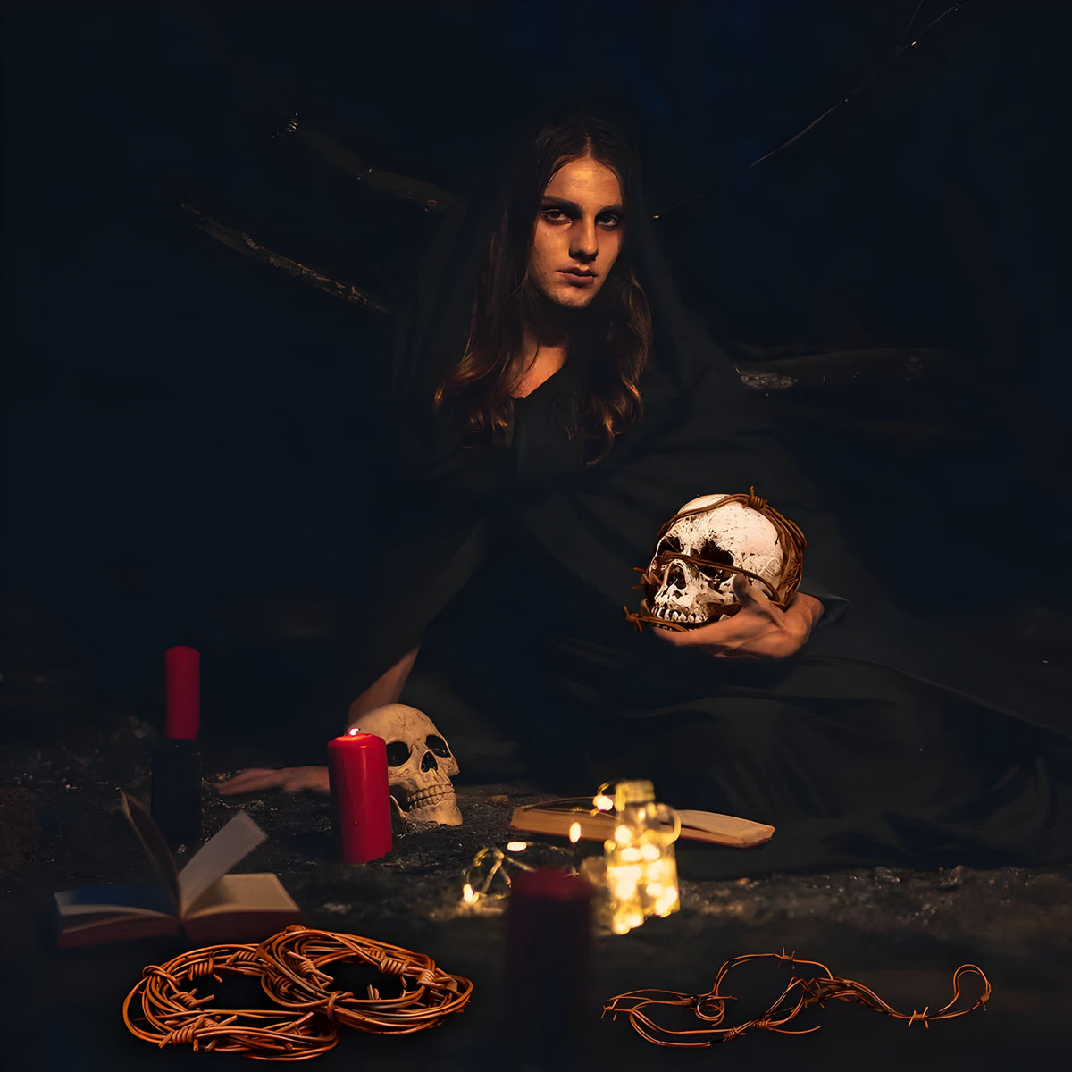 Halloween Pigtrådsdekoration | Rustlook & Fleksibel Plast | Western Dekoration Til Spøgelseshus, Fest & Temadekor | Vanero