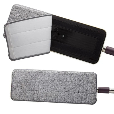Mikrofiber Udskiftningsmophoved | Rengøringsklude til Fladmop med Selvvridningssystem | Vanero