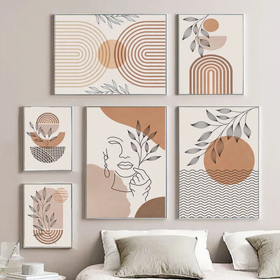 EarthEssence | Kreativ Minimalistisk Vægplakat | Vanero