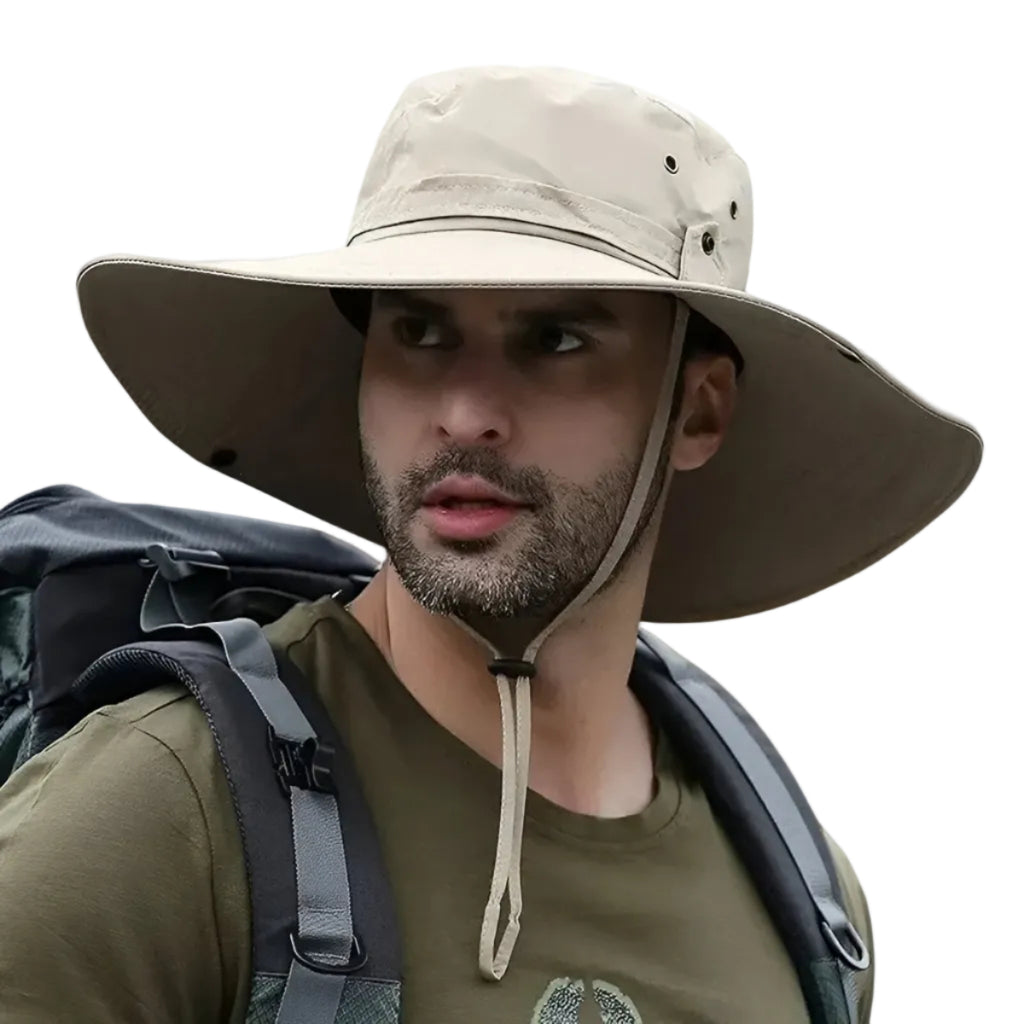 Udendørs Hat | Polyester Solhat Med UV Beskyttelse | Vandafvisende Overflade | Vanero