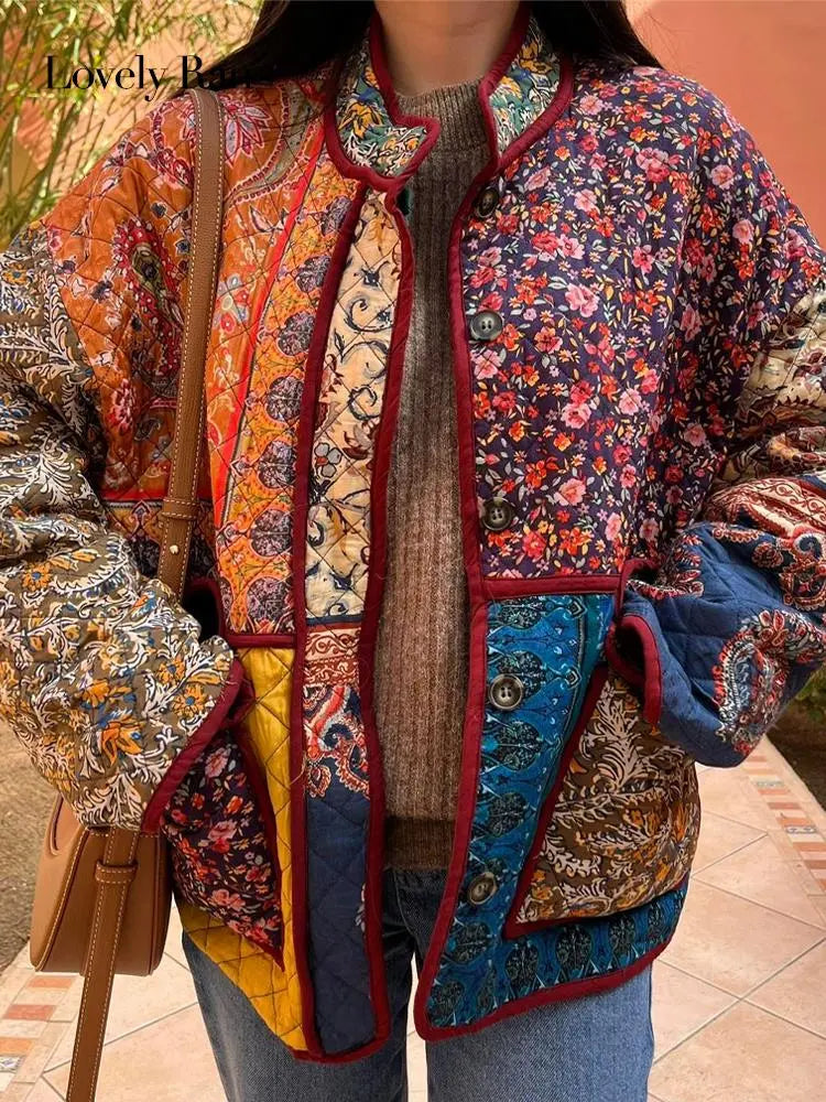 Bohemejakke Polyesterblanding | Oversized Pasform Vendbar Jakke | Reversibelt Design til Lag-På-Lag Styling & Hverdagsbrug | Vanero