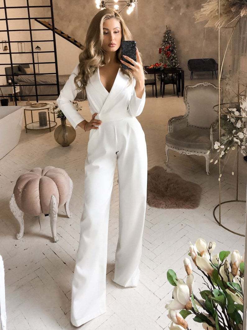 Shania l Langærmet jumpsuit l Vanero