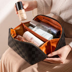 Makeuptaske Vandafvisende Tekstil | Kompakt Pasform Kosmetiktaske | Organiseret Opbevaring Til Rejser Hverdagsbrug & Accessories | Vanero